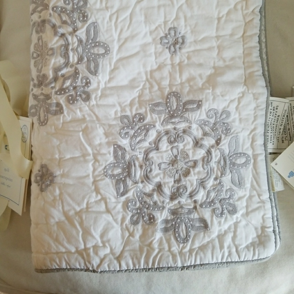 Pottery Barn Baby Genevieve Quilt Organic Cotton